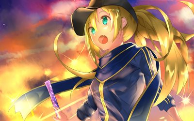 Mysterious Heroine X, art, anime characters, Fate Grand Order