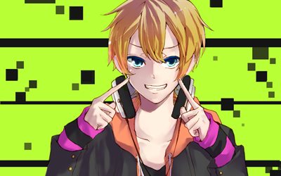 Kagamine Len, personagens de anime, manga, Vocaloid