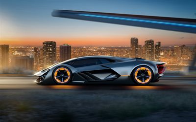 Lamborghini Terzo Millennio, 4l, 2018 cars, supercars, hypercars, Lamborghini