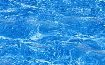 Mavi Su doku, makro, su dalgalı dokular, mavi dalgalı arka plan, mavi arka planlar, Mavi Su dalgaları, su doku, su arka planlar, dalgalı arka plan