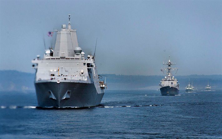 USS Green Bay, LPD-20, amphibious transport dock, United States Navy, US army, battleship, US Navy, San Antonio-class