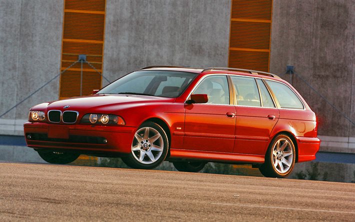 BMW 525i Touring, vagonlar, 2004 arabaları, E39, alman arabaları, 2004 BMW 5 serisi Vagon, BMW E39, BMW
