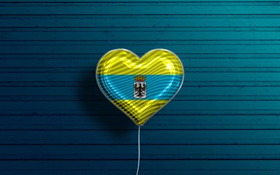 ich liebe trento, 4k, realistische ballons, blauer holzhintergrund, tag von trient, italienische st&#228;dte, flagge von trient, italien, ballon mit flagge, trento-flagge, trento
