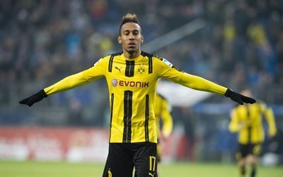 Pierre-Emerick Aubameyang, football, Borussia Dortmund, Germany, Aubameyang