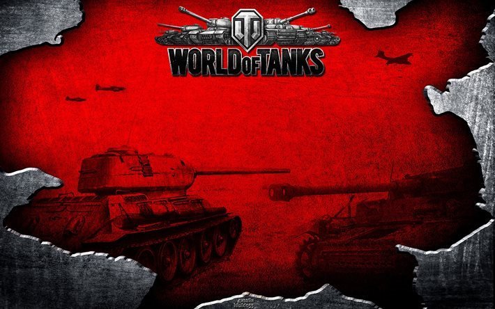 World of Tanks, grunge, 4k, WoT, s&#228;ili&#246;t