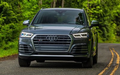 4k, Audi SQ5, road, 2018 cars, crossovers, new SQ5, german cars, Audi
