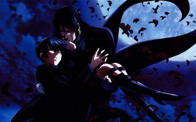 Kuroshitsuji, Ciel Phantomhive, Vicente Phantomhive, Anime japon&#234;s, manga, personagens masculinos, Black Butler