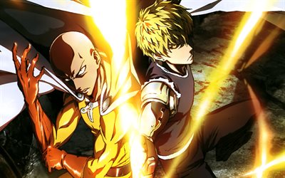 Genos, One Punch Man, Japanese anime, manga, Saitama