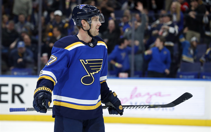 Jaden Schwartz, 4k, le hockey players, St Louis Blues, NHL, hockey