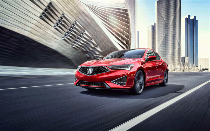 Download Wallpapers Acura Ilx 4k Street 2019 Cars A Spec New Ilx Motion Blur 2019 Acura Ilx Japanese Cars Acura For Desktop Free Pictures For Desktop Free
