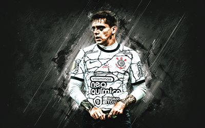 Fagner, Corinthians, jogador brasileiro, retrato, fundo de pedra branca, Série A, Itália, Fagner Conserva Lemos