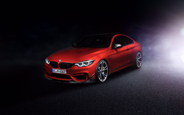 BMW M4 F83, 2019, AC Schnitzer, red coupe, new red M4, tuning M4, German sports cars, BMW