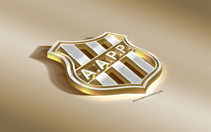 بونتي بريتا, البرازيلي لكرة القدم, الذهبي الفضي شعار, كامبيناس, البرازيل, دوري الدرجة الثانية, 3d golden شعار, الإبداعية الفن 3d, كرة القدم, Associacao Atletica بونتي بريتا