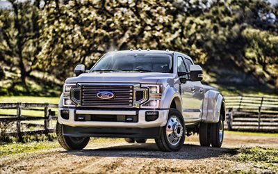 Ford F-450 Super Duty, 4k, 2019 cars, HDR, pickups, SUVs, 2019 Ford F-450, american cars, new F-450, Ford