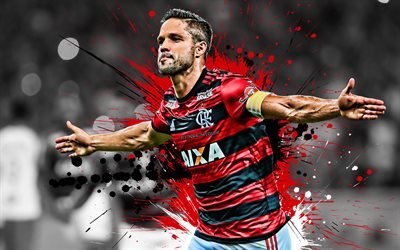 Diego Ribas, Brasiliano, giocatore di football, Flamengo, 10 numero, centrocampista offensivo, famosi giocatori di calcio, Serie A, Brasile, calcio
