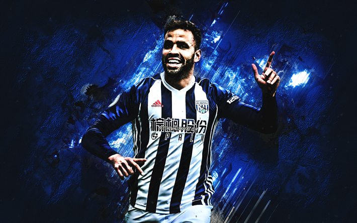 Hal Robson-Kanu, sininen kivi, West Bromwich Albion FC, Walesin jalkapalloilijat, jalkapallo, Robson-Kanu, Mestaruus, grunge