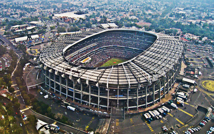 estadio azteca, club america stadium, tlalpan, mexico city, mexikanische fu&#223;ball-stadion, mexiko, soccer-arena
