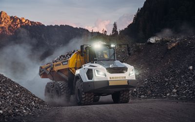 liebherr ta 230 litronic, 4k, 連結式ダンプトラック, 2022年のトラック, 建設機械, 特殊装置, ダンプトラック, リープヘル