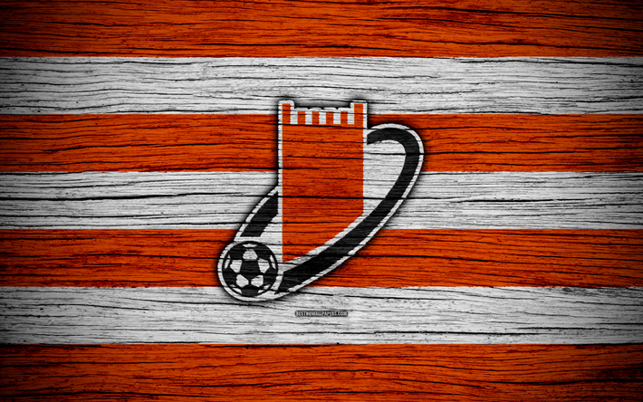 Ajmanwood FC, 4k, logo, UAE League, jalkapallo, football club, UAE, Ajmanwood, luova, puinen rakenne, FC Ajmanwood