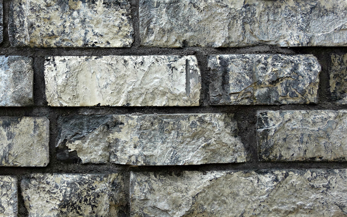 grauer backstein textur -, stein-textur, graue backstein, brick wall, grau ziegel -