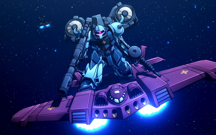 Mobile Suit Gundam, el personaje principal, robot, galaxia, espacio, arte creativo