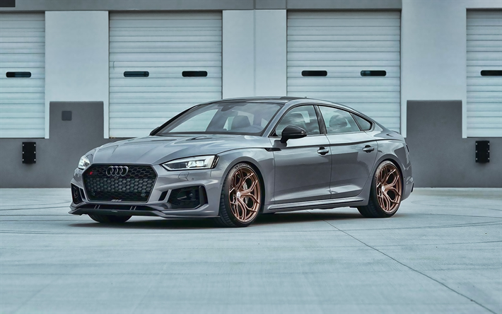 Audi RS5 Sportback, 2019 coches, tuning, HRE Wheels, P111SC, los coches alemanes, 2019 Audi RS5 Sportback, supercars, Audi