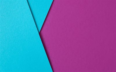 Turquesa, roxo resumo de plano de fundo, design de material, criativo fundo, a textura do papel, violeta azul-turquesa abstra&#231;&#227;o, geom&#233;trica de fundo