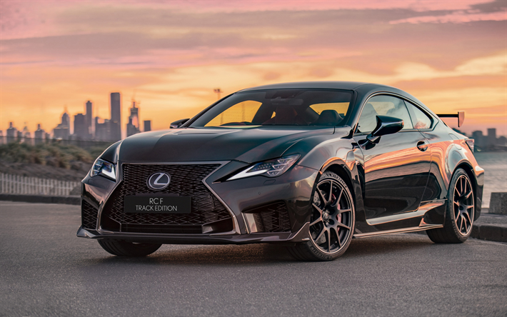 Download Wallpapers Lexus Rc F Track Edition 2019 Black