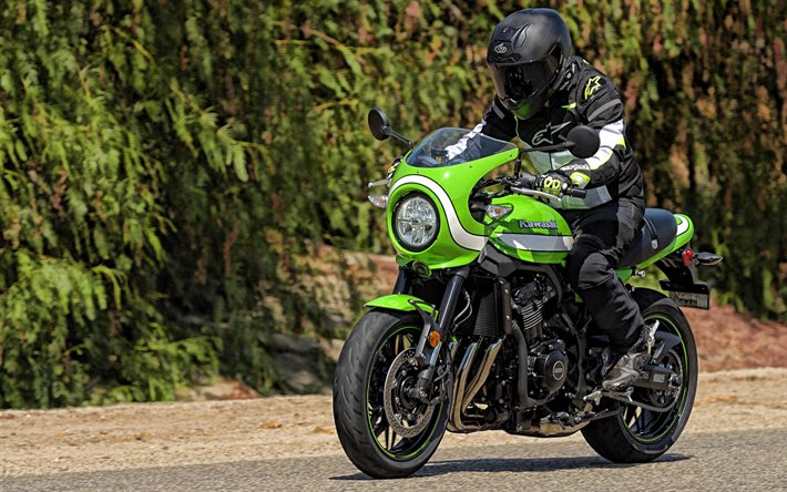 Kawasaki Z900RS, 2020, moto esporte, verde novo Z900RS, esportes japoneses motos, Kawasaki