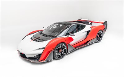 McLaren Saber, 2021, vista frontale, esterno, coup&#233; sportiva di lusso, nuova Sciabola, supercar, auto sportive britanniche, McLaren