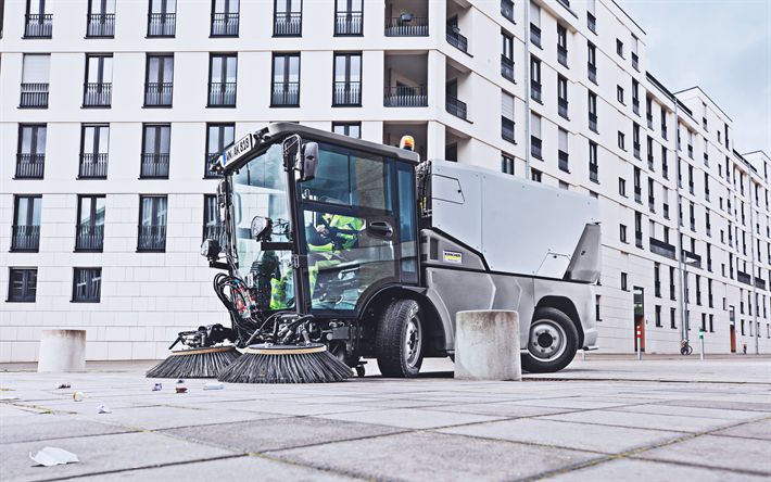 karcher mc 250, 4k, nutzfahrzeuge, 2022 kehrmaschinen, hdr, sonderausstattung, kehrmaschinen, karcher