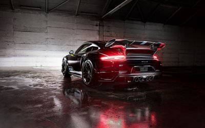 Porsche 911 Turbo GT, 2017, Techart, Street R, Tuning 911, sports car, German cars, Porsche