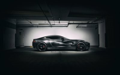 Aston Martin One-77, Q series, 2017 cars, hypercars, parking, Aston Martin
