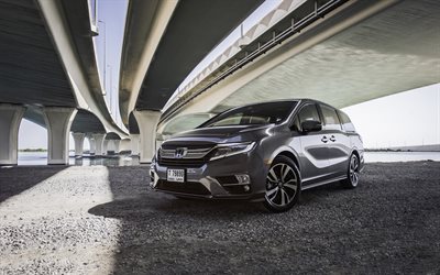 Honda Odyssey, 4k, minivans, 2018 coches, EMIRATOS &#225;rabes unidos, nueva Odyssey, Honda