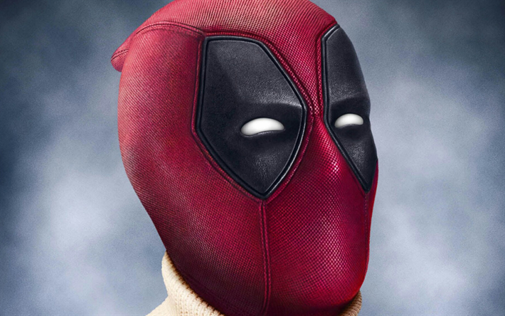 Deadpool 2, masque, 2018 film, close-up, super-h&#233;ros, Deadpool
