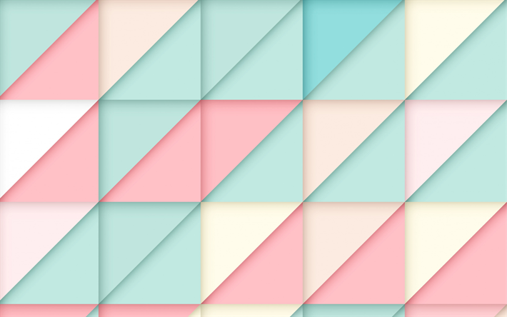 colorful abstraction, colored square background, geometric abstraction, retro colorful background, triangles background