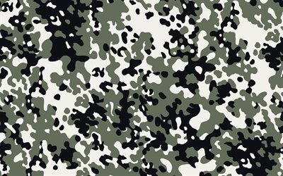 cinza camuflagem, camuflagem de inverno, camuflagem militar, plano de fundo cinza, padr&#227;o de camuflagem, camuflagem texturas