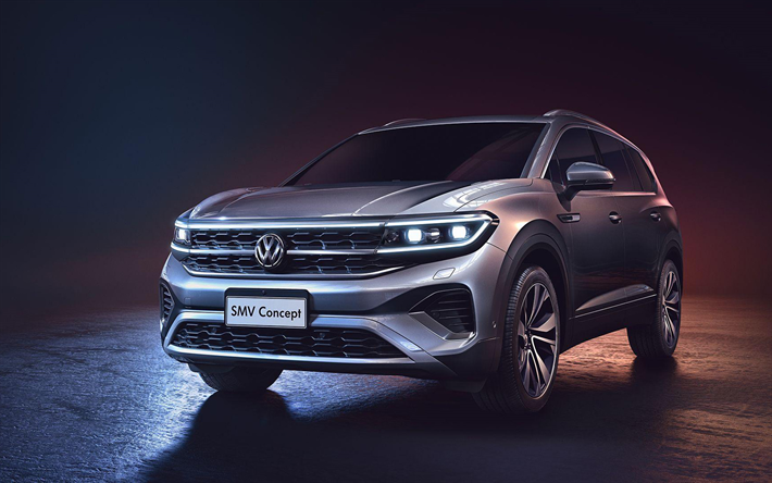 Volkswagen SMV Concept, crossover, 2019 auto, auto tedesche, 2019 Volkswagen VW, Volkswagen