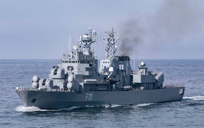ROS Marasesti, Romanian laivasto, Romanian fregatti Marasesti, F111, sotalaivat, Musta meri, Fregatti