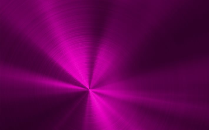 紫色の金属の背景, 円形の金属パターン, 磨かれた金属の質感, 金属の背景, 金属のテクスチャ, パープルメタル