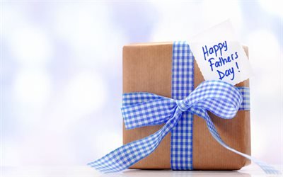 Happy Fathers Day, gift box, Best Father, Fathers Day