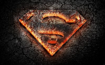 Spiderman, el fuego logotipo, arte 3D, superh&#233;roes, creativa, el fuego, el Hombre Ara&#241;a