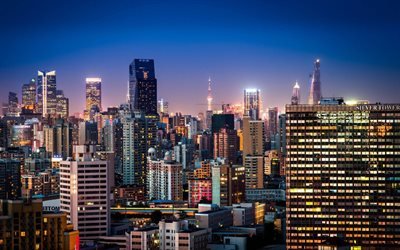Hopea Torni, moderneja rakennuksia, kaupunkimaisemat, Shanghai, Kiina, Aasiassa