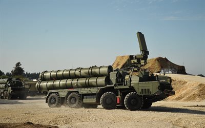 SA-21 Growler, S-400 Triumf, l&#39;Arm&#233;e russe S-400 Syst&#232;me de Missiles de la Syrie