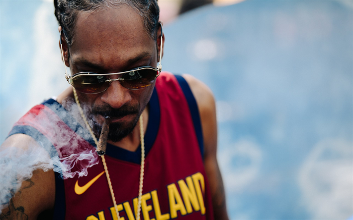 Snoop Dogg, le portrait, la photographie, la star am&#233;ricaine, le rappeur Am&#233;ricain, Calvin Cordozar Broadus Jr