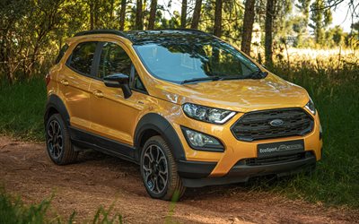 ford ecosport active, 4k, tout-terrain, 2022 voitures, za-spec, multisegments, 2022 ford ecosport, voitures am&#233;ricaines, ford