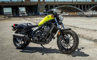 Honda Rebel 500, 2017 bikes, japanese motorcycles, Honda