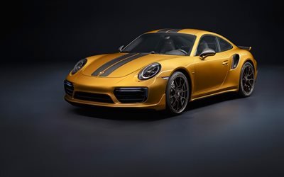 A Porsche AG, 2017 carros, Porsche 911 Turbo S S&#233;rie Exclusiva, carros alem&#227;es, supercarros, Porsche