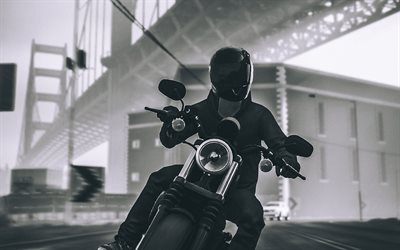 Harley-Davidson Iron 883, 4k, racing simulator, 2018 games, The Crew 2