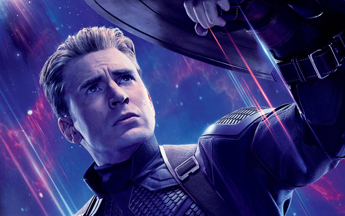 Captain America, 2019 film, Avengers fin de partie, les personnages, les Avengers 4, fan art
